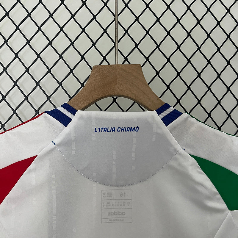 Kit Infantil Italia 24/25 Adidas - Branco