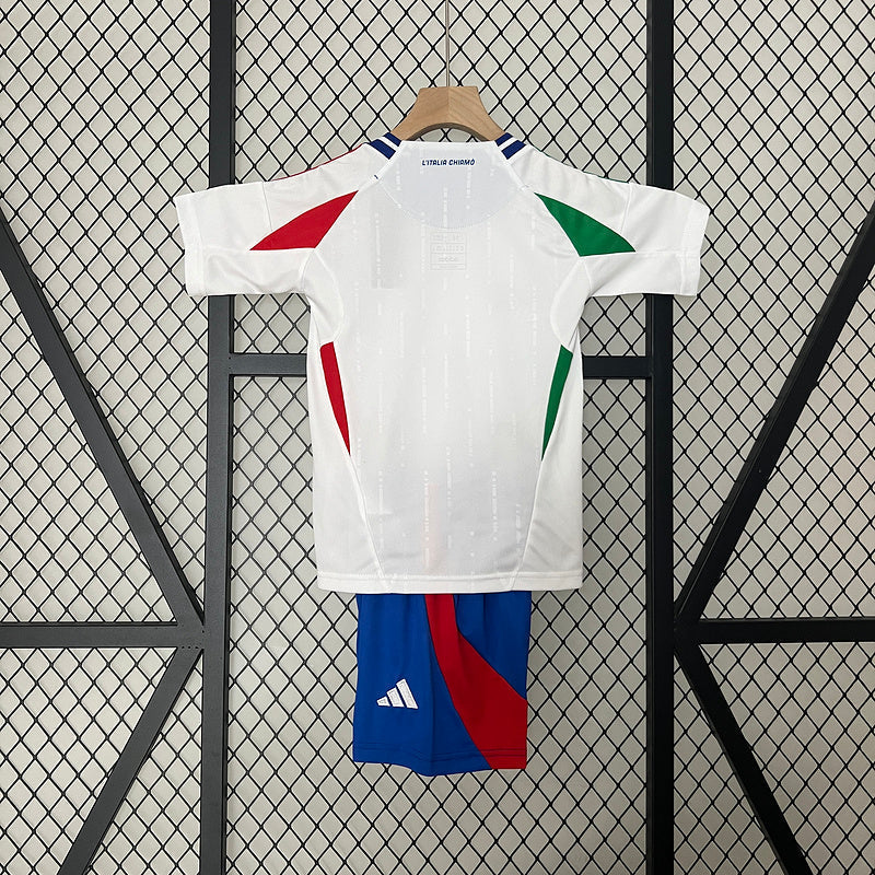 Kit Infantil Italia 24/25 Adidas - Branco