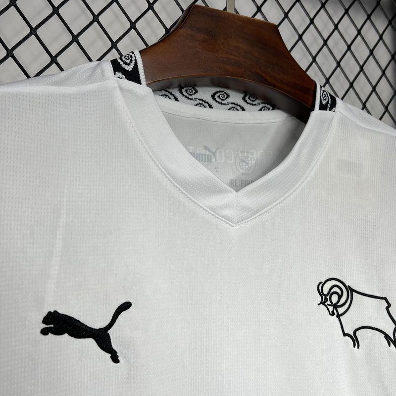 Camisa do Derby County Fc l 24/25 Branco