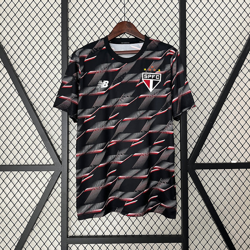 Camisa do São Paulo Pre Jogo 24/25 - Preto