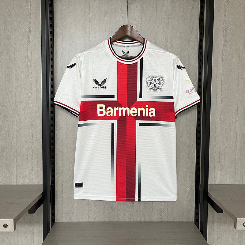 Camisa Bayer Leverkusen 24/25 - Branco away