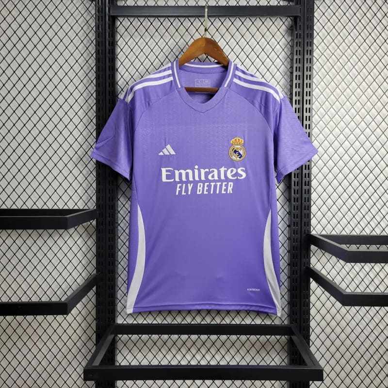 Camisa 24∕25 Real Madrid Roxa