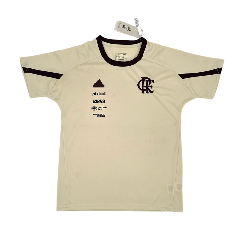 Camisa 24∕25 Flamengo Treino Branco