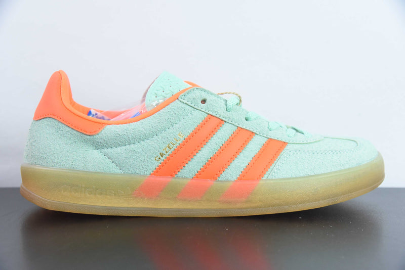 Tênis Adidas Gazelle Indoor Trainers - Laranja e Azul