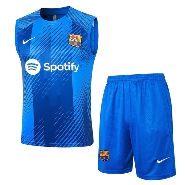 Kit Treino Barcelona 23/24 Nike - Azul