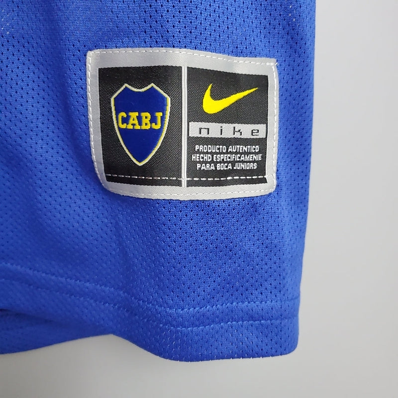 Camisa Boca Juniors Retrô 03/04 - Nike - Azul e Amarela