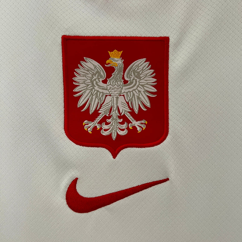 Camisa Polônia 2024 Home - Branca - Nike