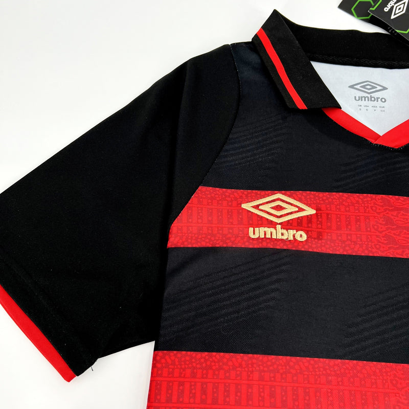 Camisa Sport I 24/25 - Umbro - Preto e Vermelho