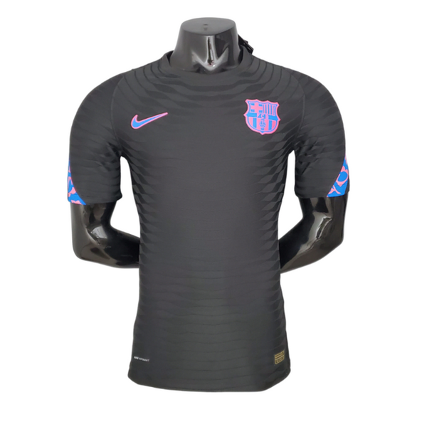 Camisa Barcelona Treino 21/22 - Preta - Nike - Masculino Jogador