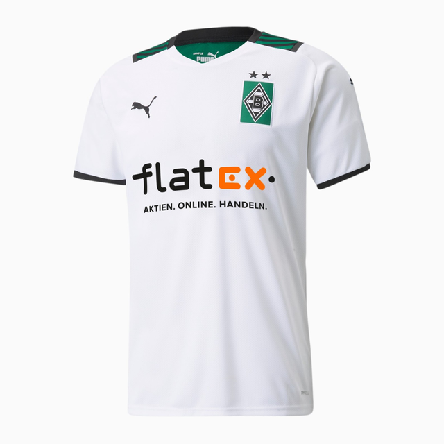 Camisa Borussia Mönchengladbach I 21/22 Puma - Branco