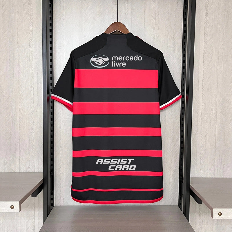 Camisa Flamengo Home 24/25 Torcedor Masculina - Todos os Patrocínios