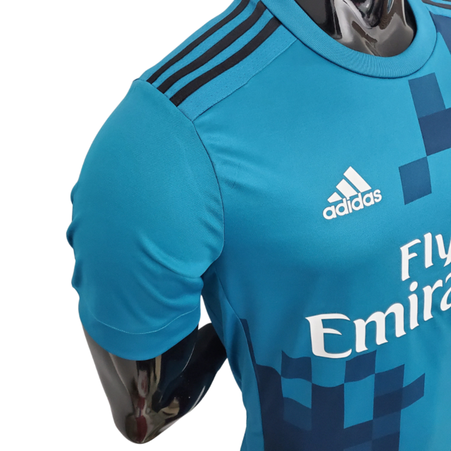 Camisa Real Madrid III 17/18 - Azul - Adidas- Masculino Jogador