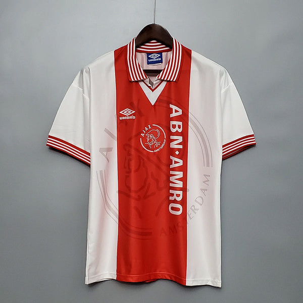 Camisa Ajax Retrô 1995/1996 Vermelha e Branca - Umbro