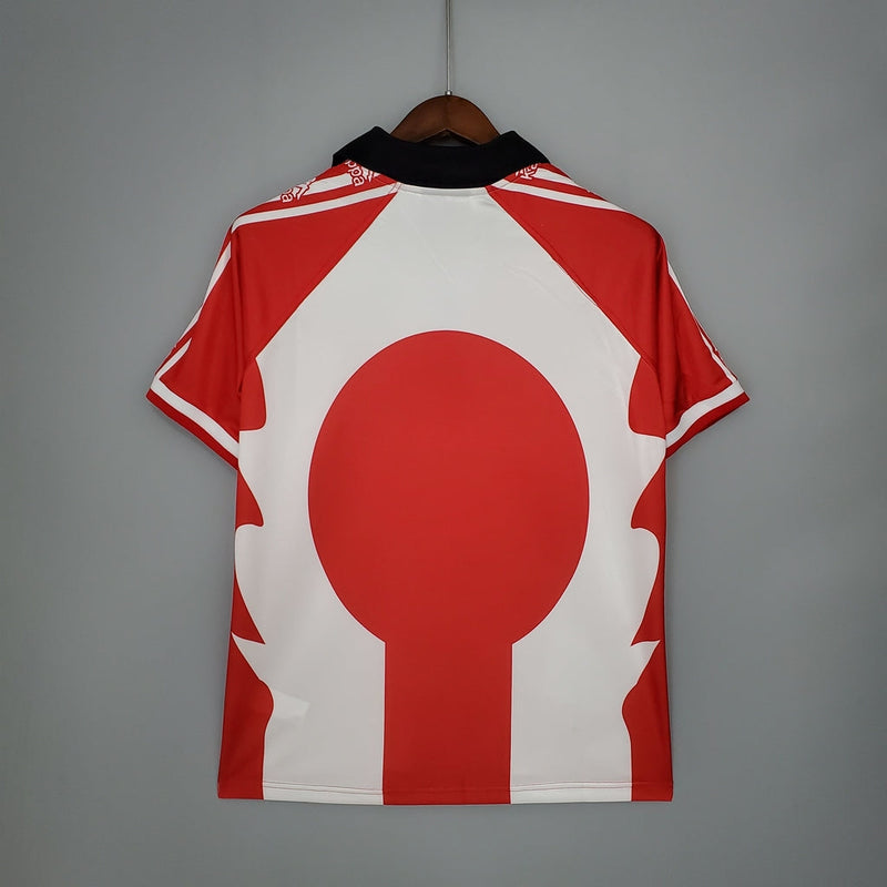 Camisa Athletic Bilbao Retrô 1997/1998 Vermelha e Branca - Kappa