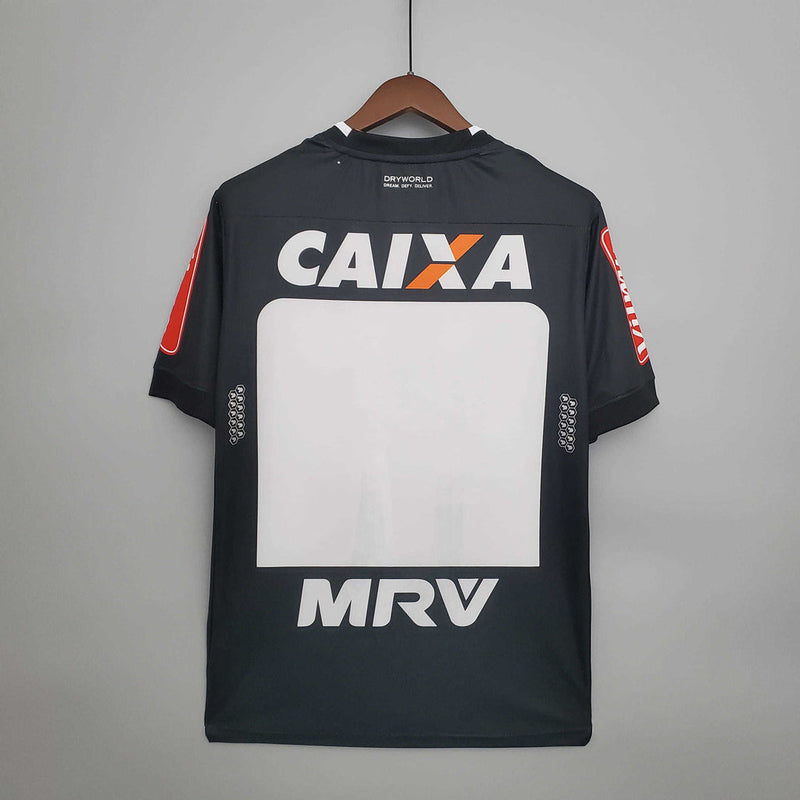 Camisa Atlético MG Retrô 20162017 Preta e Branca - Dry World