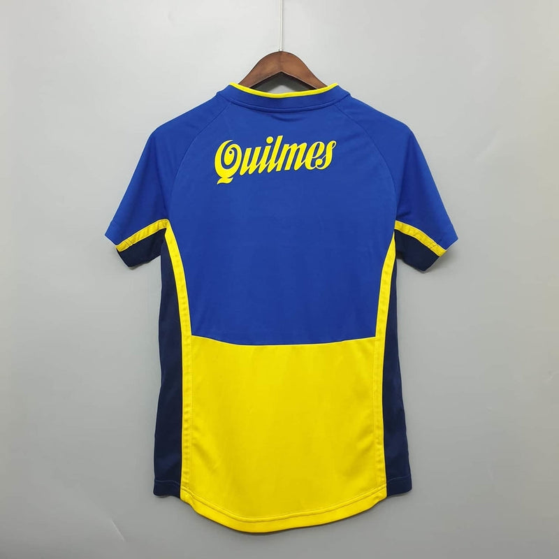 Camisa Boca Juniors Retrô 2001 Azul e Amarela - Nike