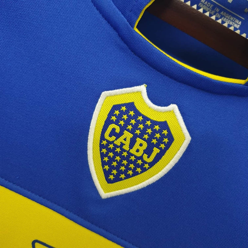 Camisa Boca Juniors Retrô 2005 Azul e Amarela - Nike