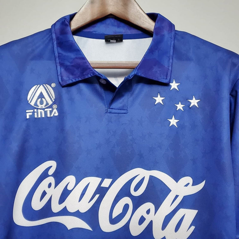 Camisa Cruzeiro Retrô 1993/1994 Azul - Finta