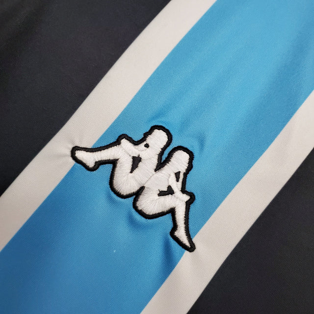 Camisa Grêmio Retrô 2000 Azul e Preta - Kappa