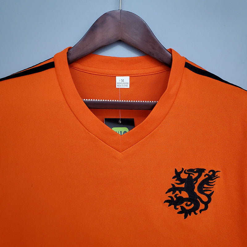 Camisa Holanda Retrô 1974 Laranja