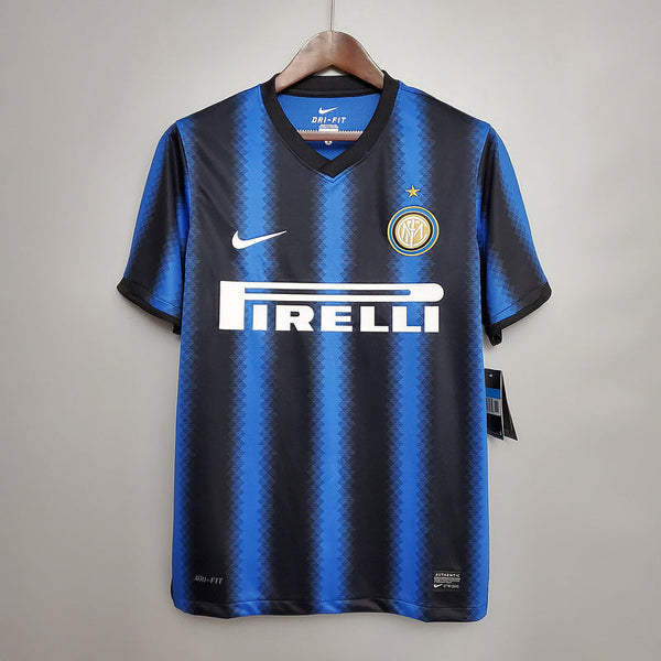 Camisa Inter de Milão Retrô 2010/2011 Azul e Preta - Nike