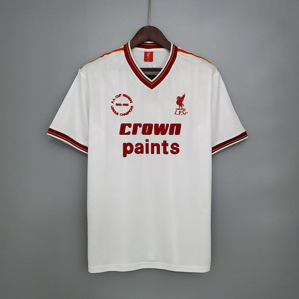 Camisa Liverpool Retrô 1985/1986 Branca