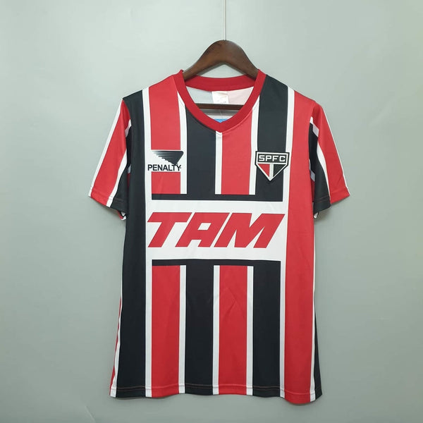 Camisa São Paulo Retrô 1993 Vermelha e Preta - Penalty