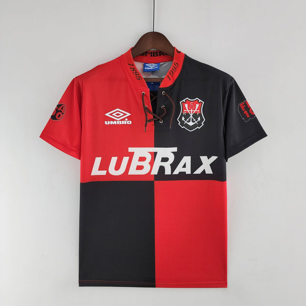 Camisa Flamengo Retrô 100 Aniversário 1994 - Vermelha e Preta