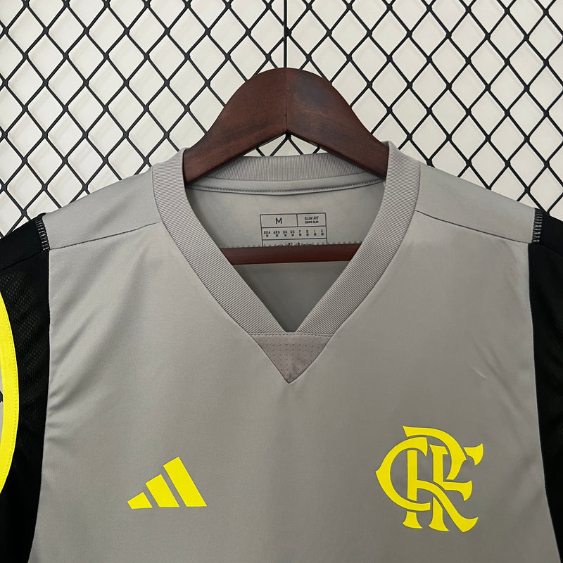 Camisa Flamengo Treino Regata 24/25 - Adidas - Cinza