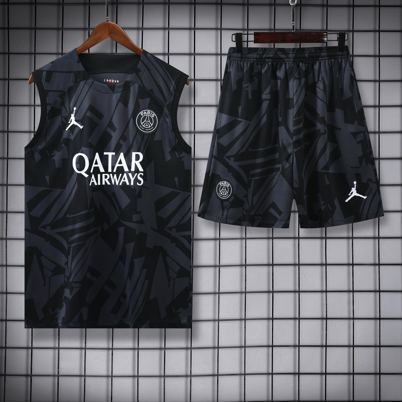 Kit Treino PSG 23/24 Nike - Preto