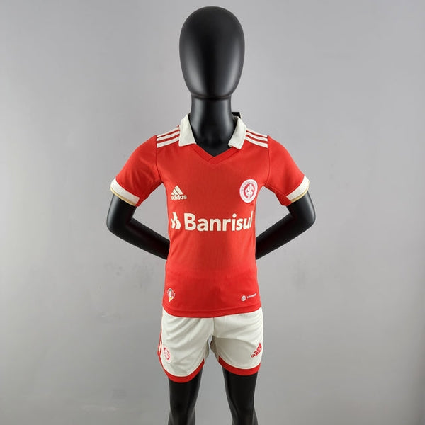 Kit Infantil Internacional 22/23 Adidas - Vermelho