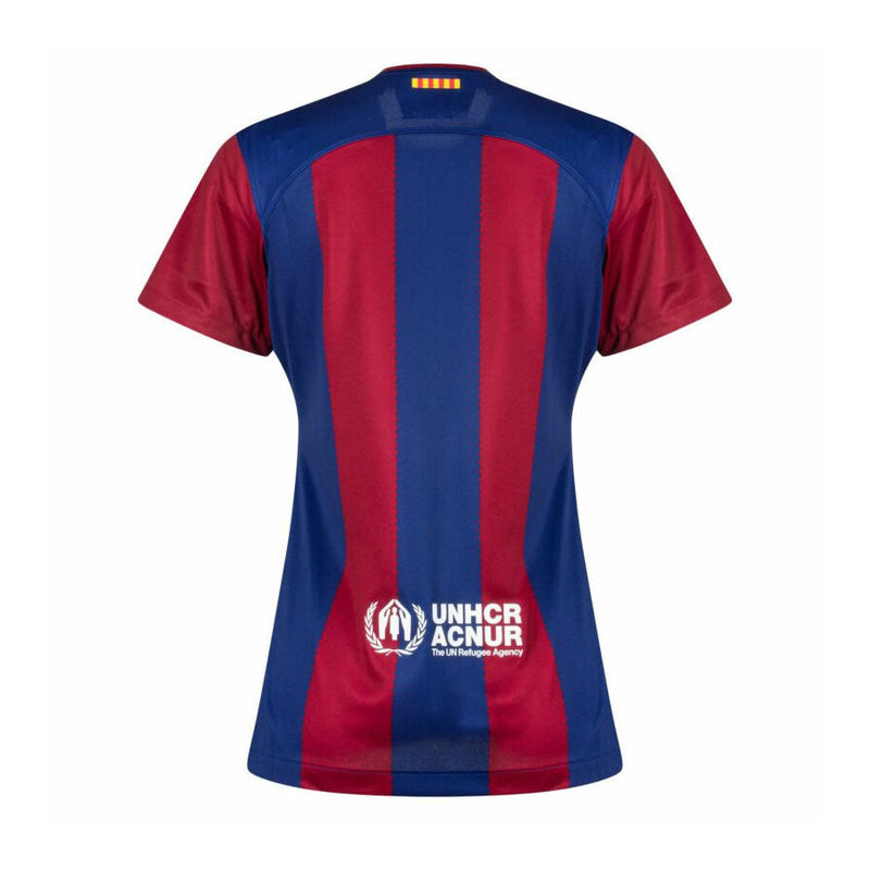 Camisa Feminina Barcelona I 23/24 Nike - Grená