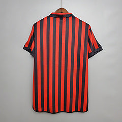 Camisa Milan Retrô 1999/2000 Vermelha e Preta - Adidas